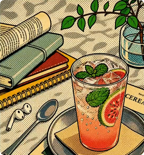 波普风格插画